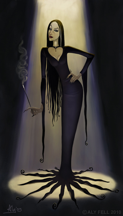 Morticia Addams In a moment of madness I decided to draw the Addams family