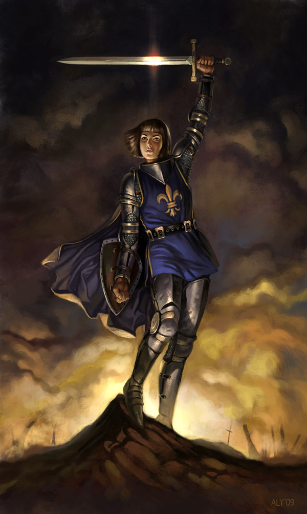 JOAN OF ARC- Concept Art.org character of the week.